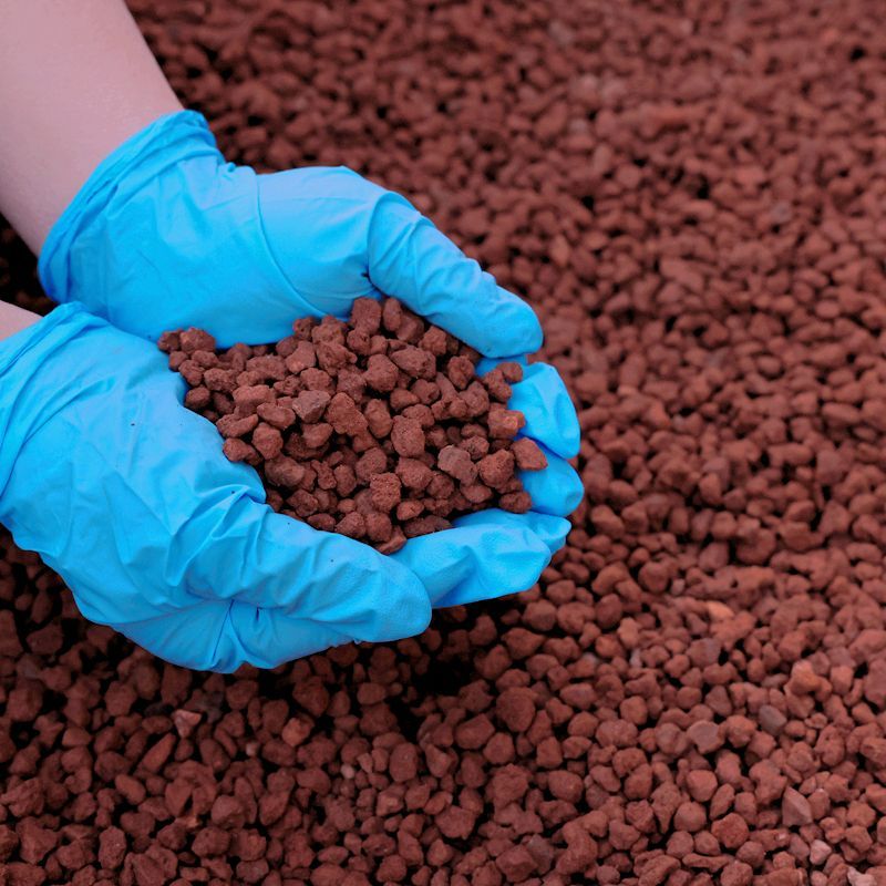 Aquarium Plant Substrate - 1kg di substrato in roccia vulcanica