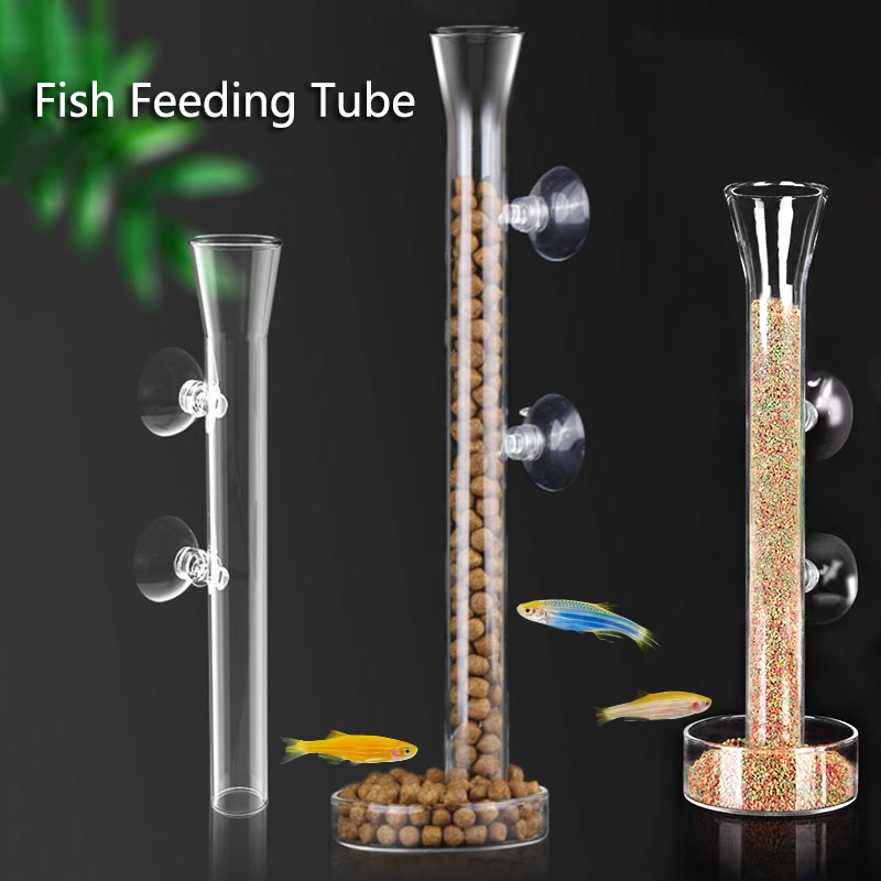 Aquarium Fertilizer - Mangiatoia per acquario in vetro tubo