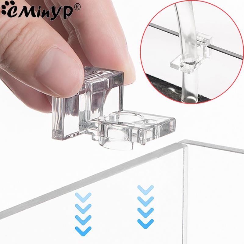 Aquarium Plant Holder - 4 pezzi clip acriliche per acquario