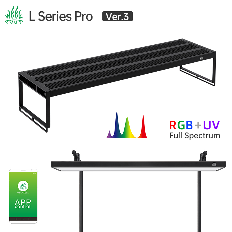 Aquarium Plant Light - WEEK AQUA Serie L Controllo APP