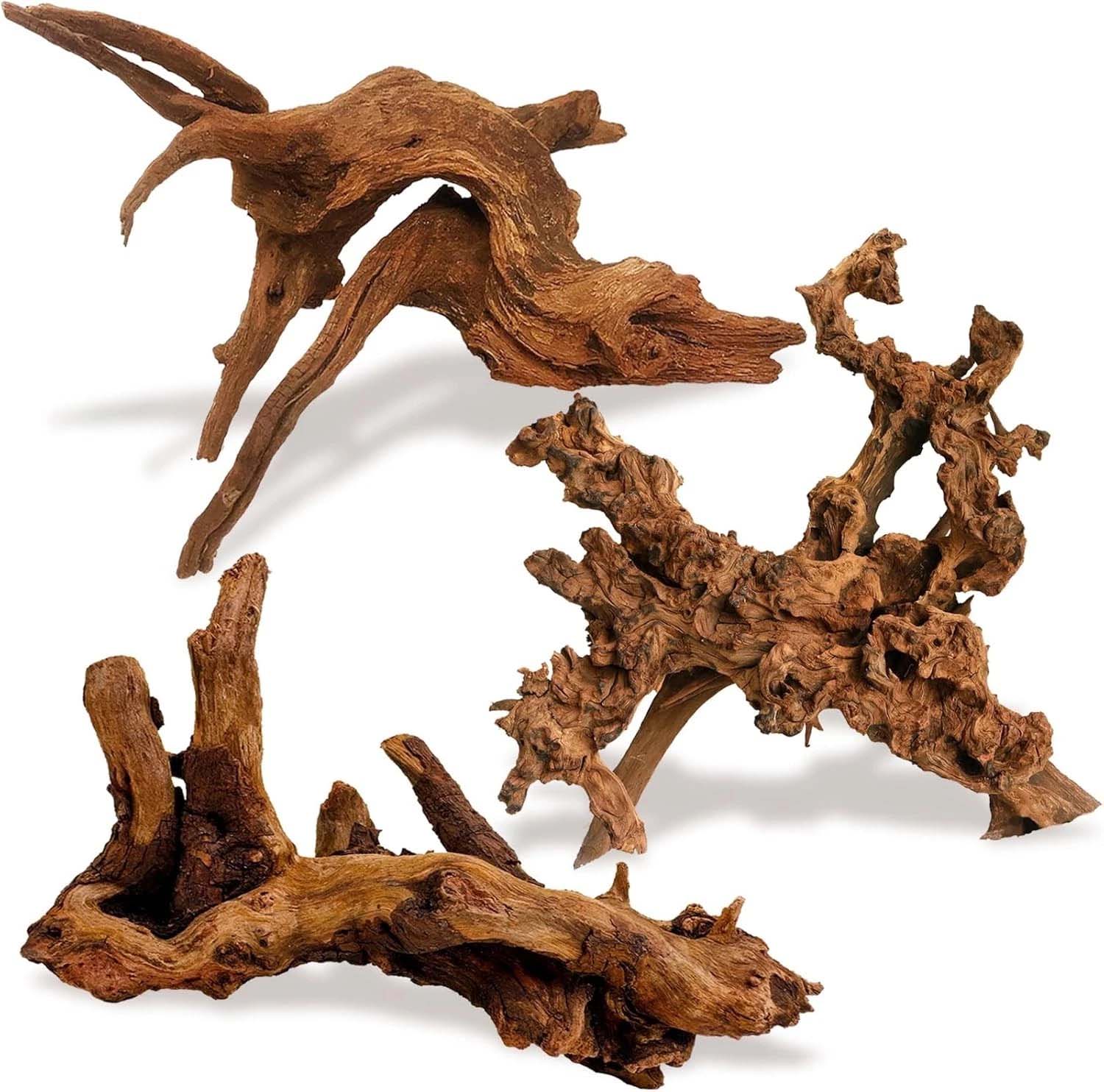 Aquarium Plant Substrate - 15-20CM 1Pc Legno Naturale Decorativo per
