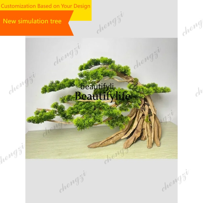 Planted Tank - A29 Pino Artificiale Decorativo per Soggiorno,