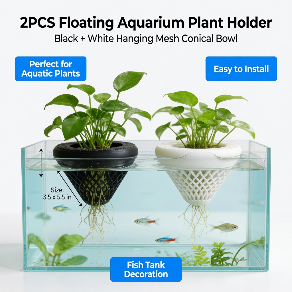 2 Pezzi Portapiante Galleggian - Plant Aquarium Pot recensione e prezzo