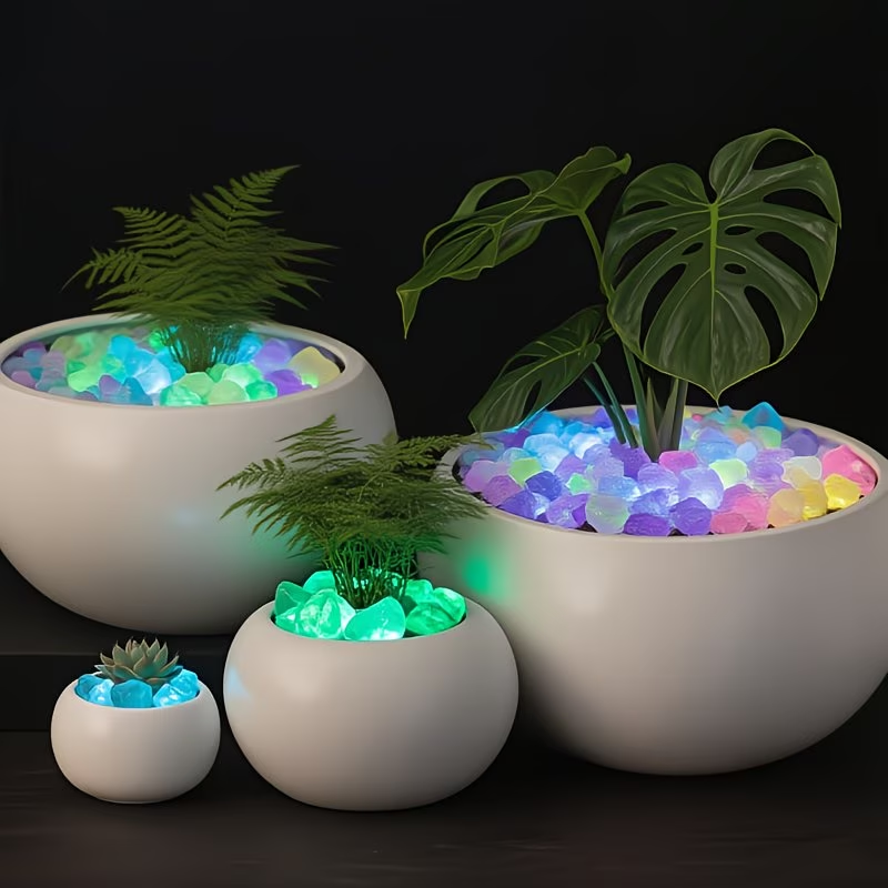 Set di 300 Ciottoli Luminosi,  - Plant Aquarium Pot recensione e prezzo