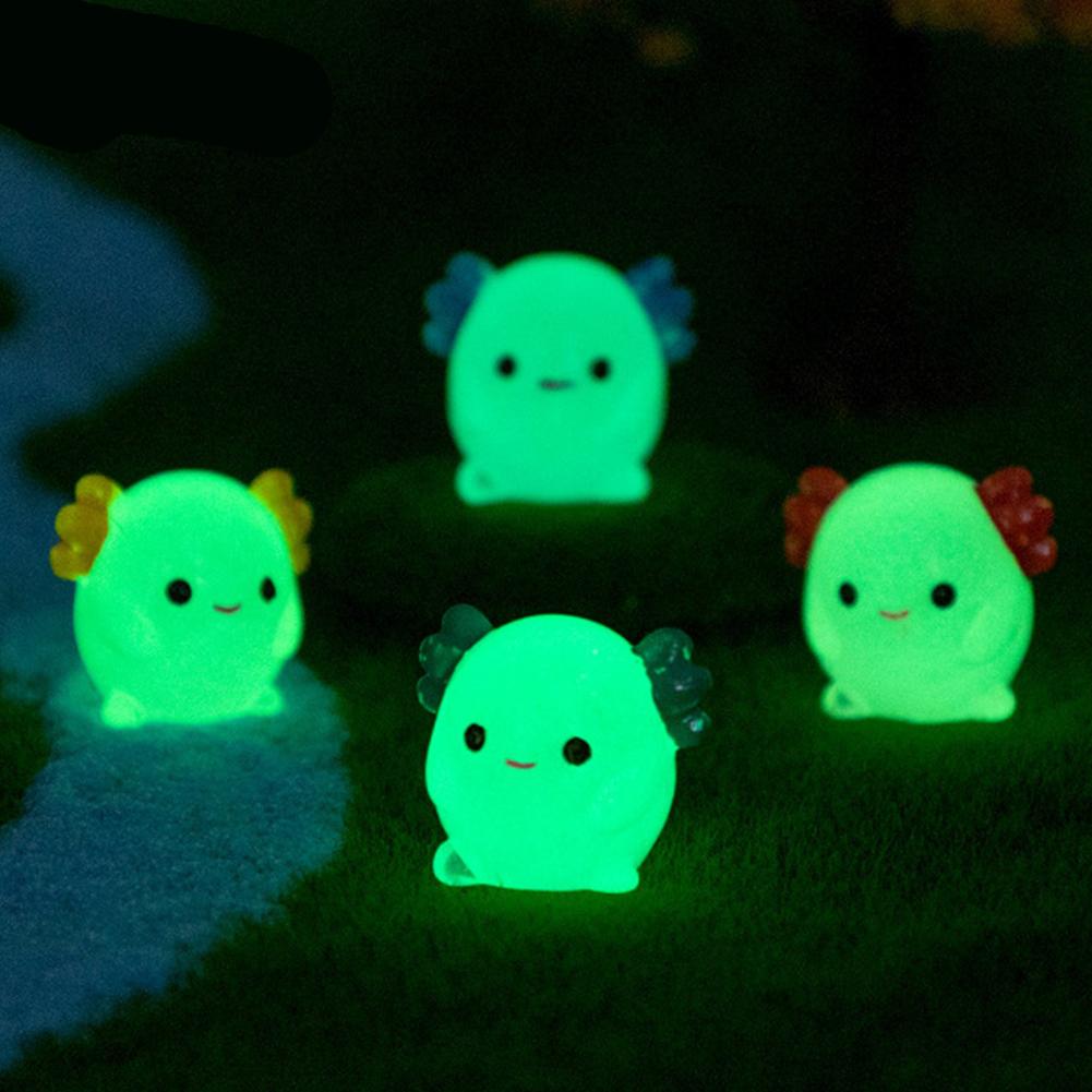 Miniature di axolotl luminose  - Aquarium Moss recensione e prezzo