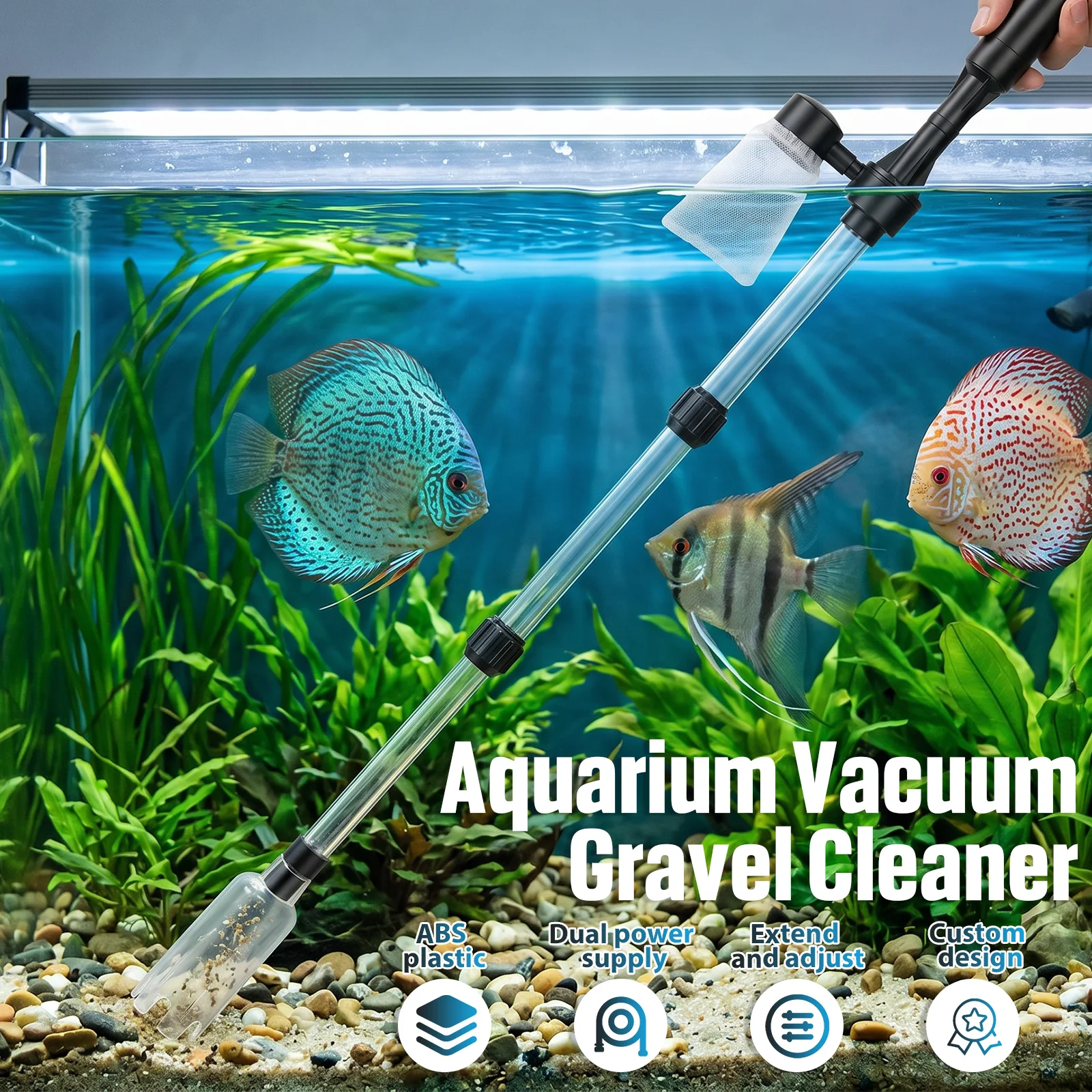 Aspiratore per Acquario 3 in 1 - Planted Aquarium Cleaning recensione e prezzo