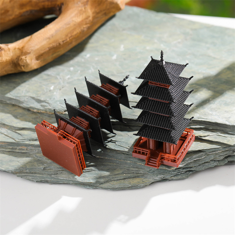 Mini Statua di Pagoda, Modello - Aquarium Moss recensione e prezzo